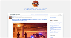 Desktop Screenshot of kurzinfo.rocknord.net