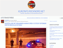 Tablet Screenshot of kurzinfo.rocknord.net